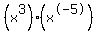 %28x%5E3%29%28x%5E-5%29