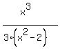 %28x%5E3%29%2F%283%28x%5E2-2%29%29