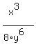 %28x%5E3%29%2F%288%2Ay%5E6%29