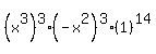 %28x%5E3%29%5E3%2A%28-x%5E2%29%5E3%2A%281%29%5E14