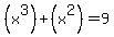 %28x%5E3%29+%2B+%28x%5E2%29+=+9