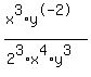%28x%5E3%2Ay%5E-2%29%2F%282%5E3%2Ax%5E4%2Ay%5E3%29