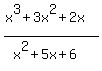 %28x%5E3%2B3x%5E2%2B2x%29%2F%28x%5E2%2B5x%2B6%29