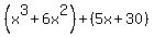 %28x%5E3%2B6x%5E2%29%2B%285x%2B30%29
