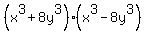%28x%5E3%2B8y%5E3%29%28x%5E3-8y%5E3%29