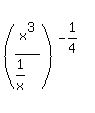 %28x%5E3%2F%281%2Fx%29%29%5E%28-1%2F4%29
