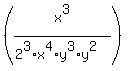 %28x%5E3%2F%282%5E3%2Ax%5E4%2Ay%5E3%2Ay%5E2%29%29