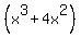 %28x%5E3+%2B+4x%5E2%29