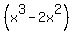 %28x%5E3+-+2x%5E2%29