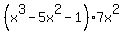%28x%5E3+-5x%5E2+-+1%29+7x%5E2