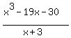 %28x%5E3-19x-30%29%2F%28x%2B3%29
