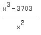 %28x%5E3-3703%29%2Fx%5E2