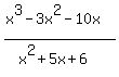 %28x%5E3-3x%5E2-10x%29%2F%28x%5E2%2B5x%2B6%29