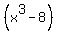 %28x%5E3-8%29