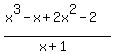 %28x%5E3-x%2B2x%5E2-2%29%2F%28x%2B1%29