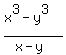 %28x%5E3-y%5E3%29%2F%28x-y%29