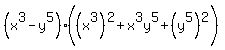 %28x%5E3-y%5E5%29%28%28x%5E3%29%5E2%2Bx%5E3y%5E5%2B%28y%5E5%29%5E2%29