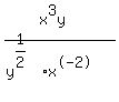 %28x%5E3y%29%2F+%28y%5E%281%2F2%29x%5E-2%29