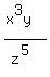 %28x%5E3y%29%2Fz%5E%285%29