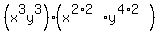 %28x%5E3y%5E3%29+%28x%5E%282%2A2%29%2Ay%5E%284%2A2%29%29