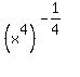 %28x%5E4%29%5E%28-1%2F4%29