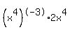 %28x%5E4%29%5E-3%2A2x%5E4