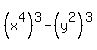 %28x%5E4%29%5E3-%28y%5E2%29%5E3