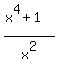 %28x%5E4%2B1%29%2Fx%5E2