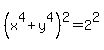 %28x%5E4%2By%5E4%29%5E2=2%5E2