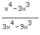 %28x%5E4+-+3x%5E3%29+%2F%283x%5E4-+9x%5E3%29+