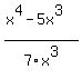 %28x%5E4+-+5x%5E3%29%2F7x%5E3