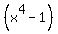 %28x%5E4-1%29