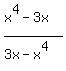 %28x%5E4-3x%29%2F%283x-x%5E4%29