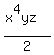 %28x%5E4yz%29%2F2