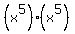 %28x%5E5%29%28x%5E5%29+
