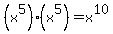%28x%5E5%29%2A%28x%5E5%29=x%5E10