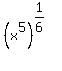 %28x%5E5%29%5E%281%2F6%29