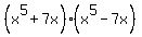 %28x%5E5%2B7x%29%28x%5E5-7x%29
