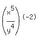 %28x%5E5%2Fy%5E4%29%5E-2