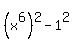 %28x%5E6%29%5E2+-+1%5E2