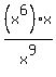 %28x%5E6%29x%2Fx%5E9