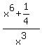 %28x%5E6%2B+1%2F4%29%2Fx%5E3