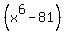 %28x%5E6+-+81%29