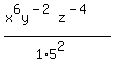 %28x%5E6y%5E%28-2%29z%5E%28-4%29%29%2F%281%2A5%5E2%29