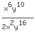 %28x%5E6y%5E10%29%2F%28+2x%5E2y%5E16%29