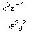 %28x%5E6z%5E%28-4%29%29%2F%281%2A5%5E2y%5E2%29