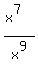 %28x%5E7%29%2Fx%5E9