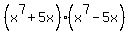 %28x%5E7%2B5x%29%28x%5E7-5x%29