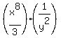 %28x%5E8%2F3%29%281%2Fy%5E2%29