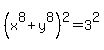 %28x%5E8+%2B+y%5E8%29%5E2+=+3%5E2